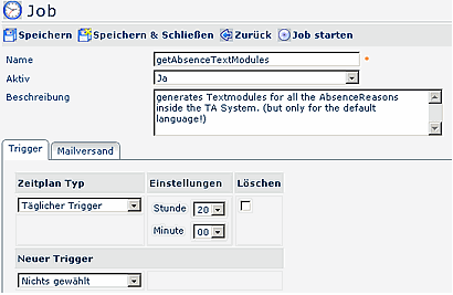 job getAbsenceTextmodules job getAbsenceTextmodules